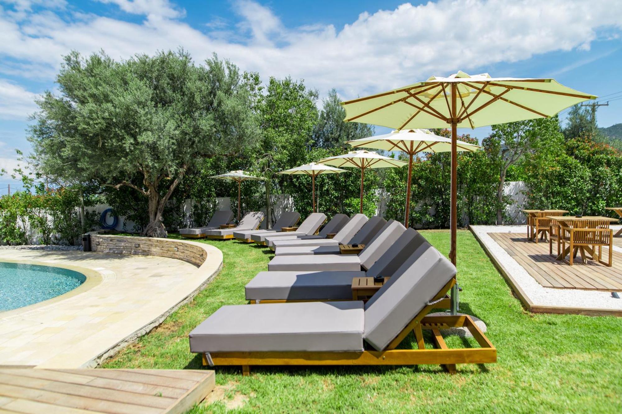 Alissachni Seaside Hotel Derveni Extérieur photo